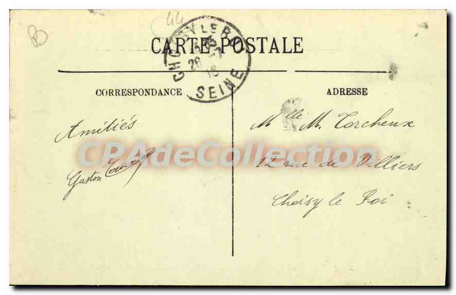 CPA Pornichet Les Pins Vue sur la Plage et la Cote Sainte Baule — Rückseite