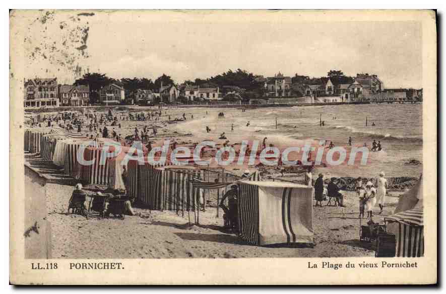CPA Pornichet La Plage du Vieux Pornichet