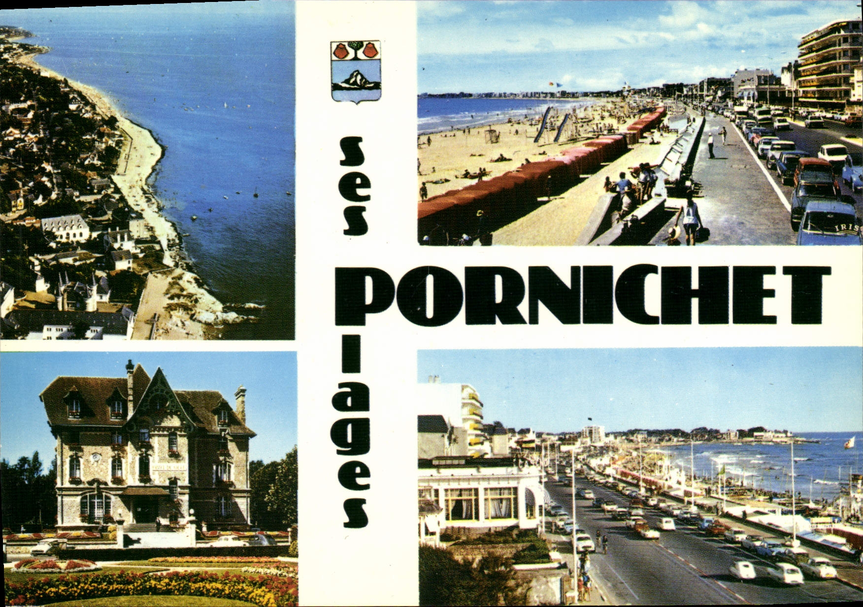 CPSM Pornichet La Plage L'Hotel De Ville