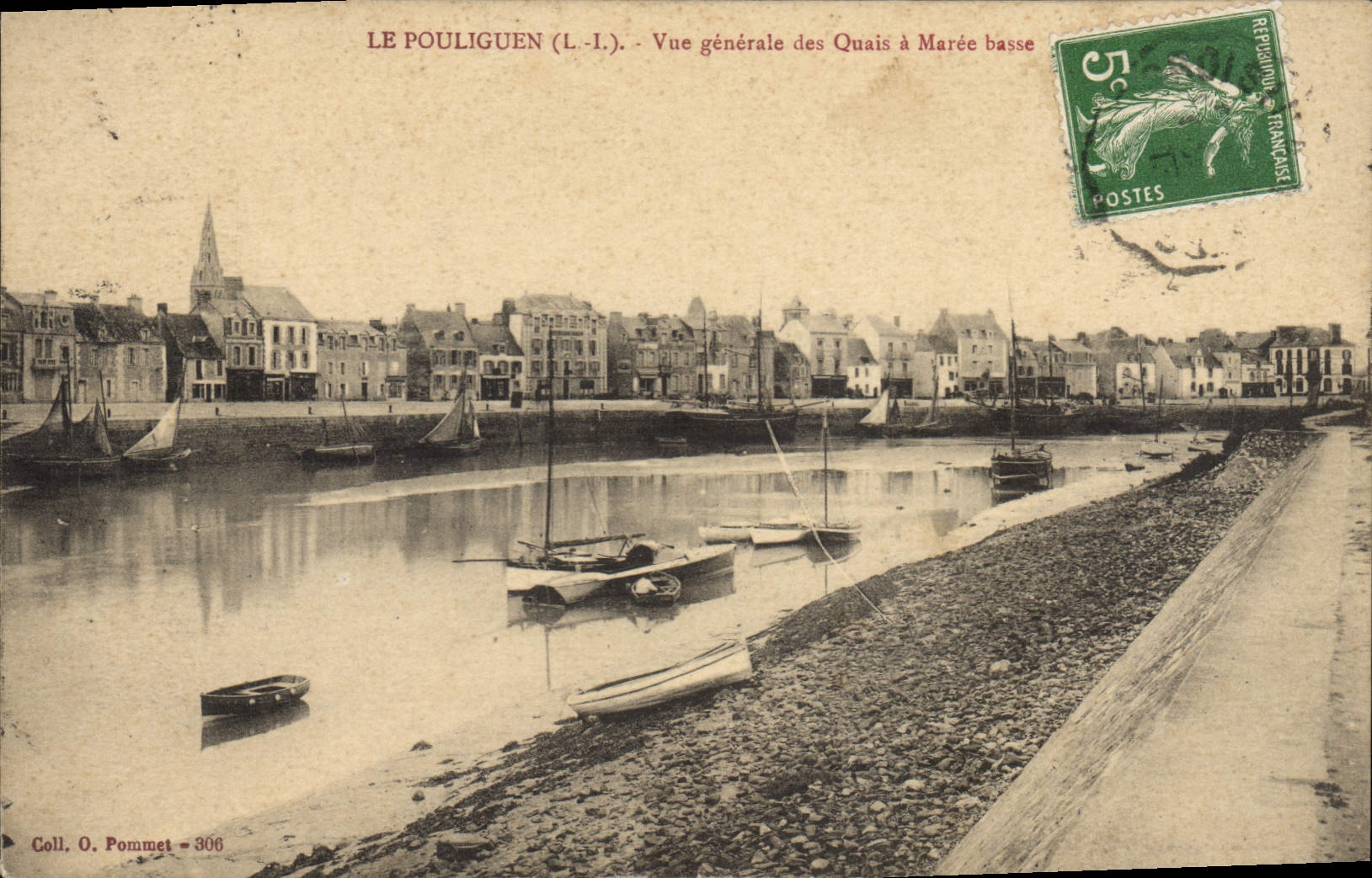 CPA Le Pouliguen Vue Generale Des Quais