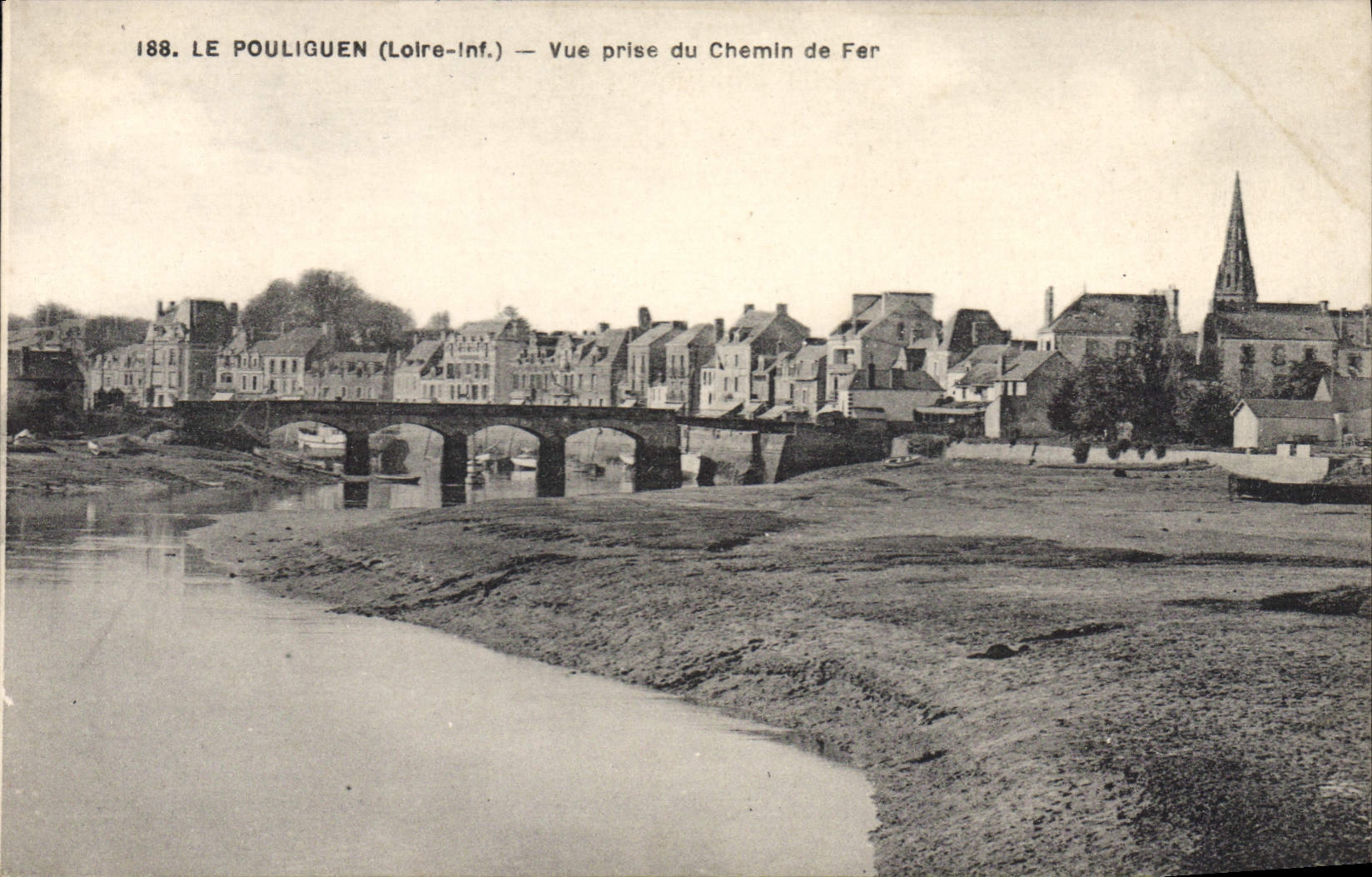 CPA Le Pouliguen Vue Prise Du Chemin De Fer