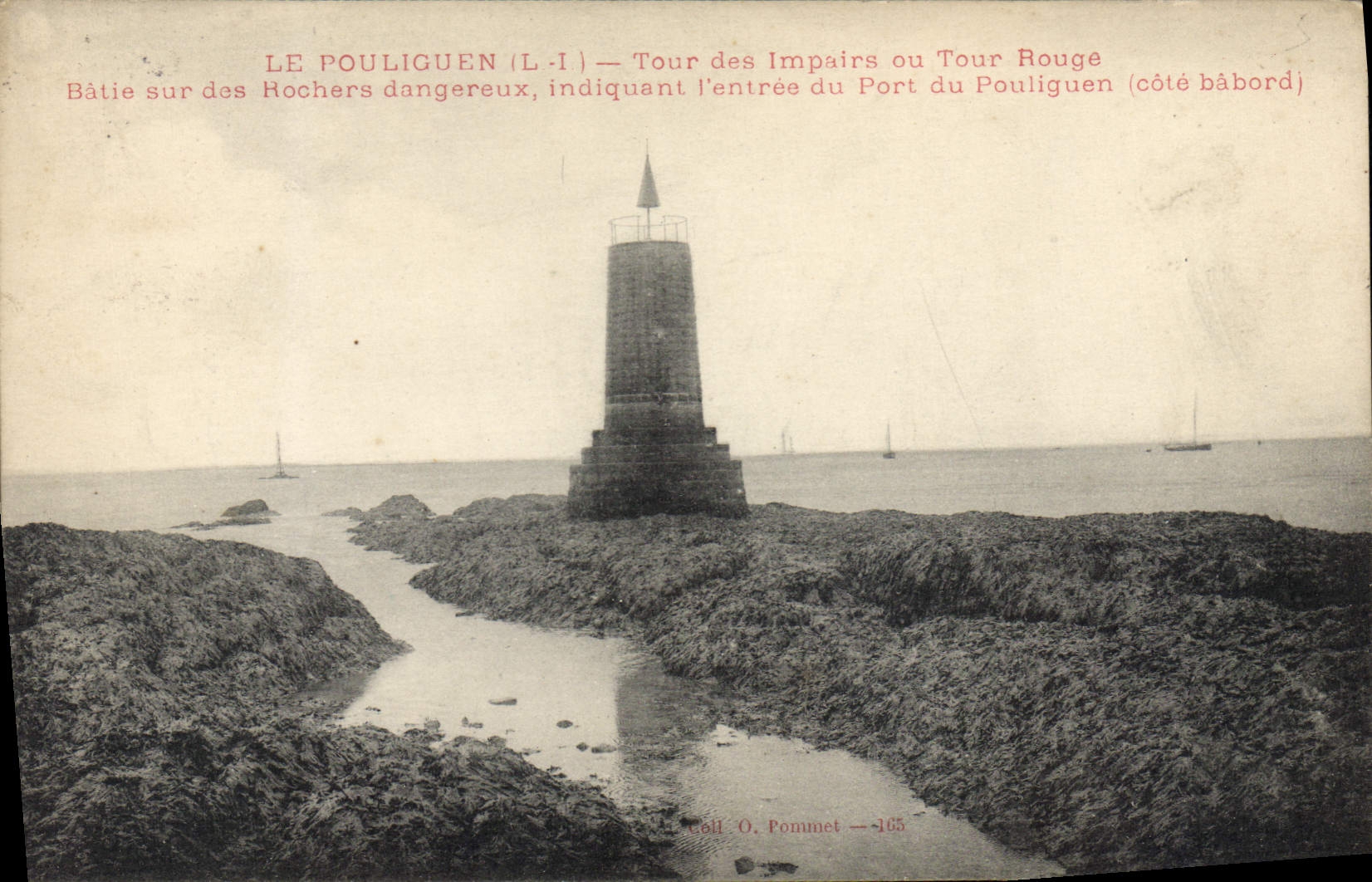 CPA Le Pouliguen Tour Des Impairs Tour Rouge