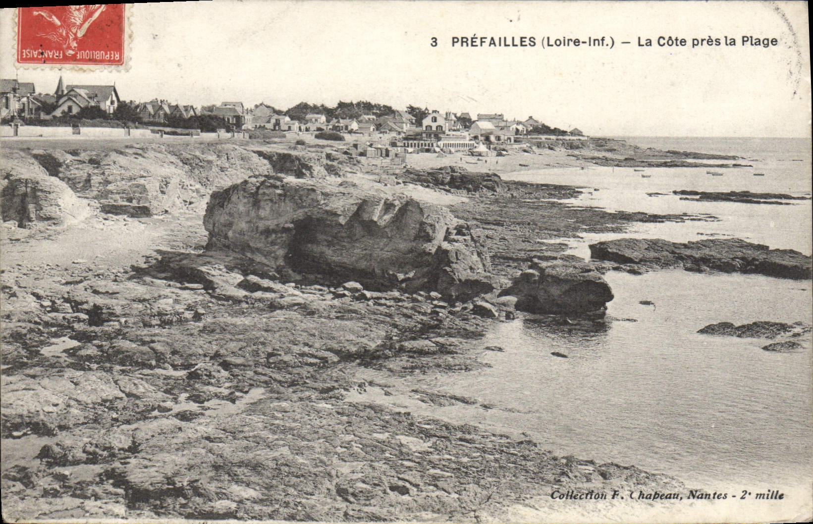 CPA Prefailles La Cote Pres La Plage