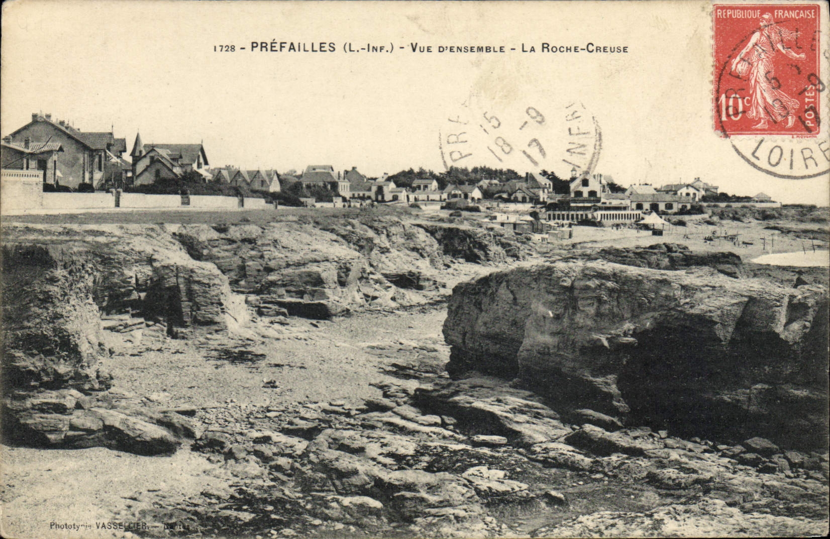 CPA Prefailles Vue D'Ensemble La Roche Creuse