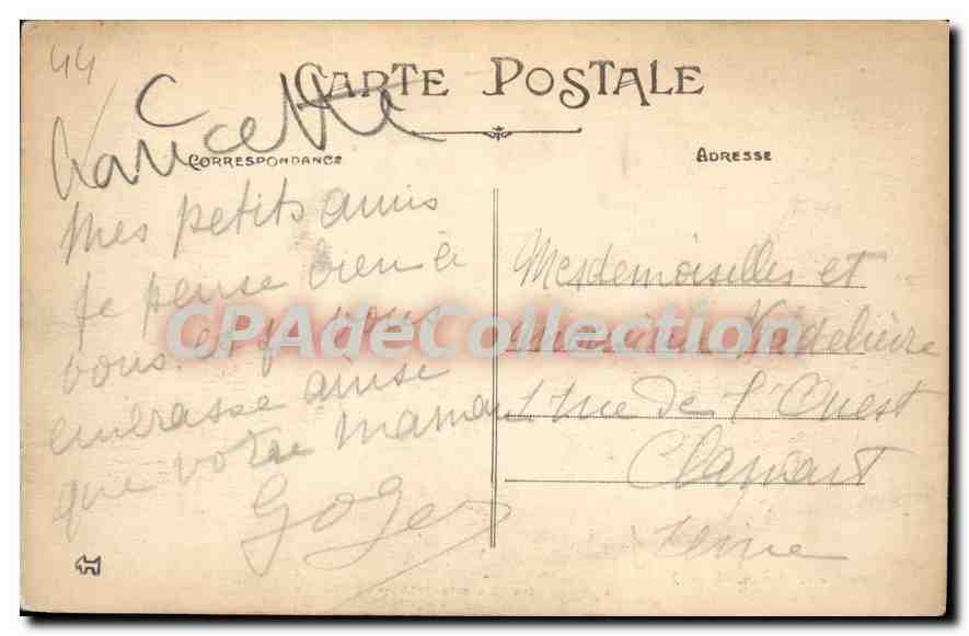 CPA Prefailles La Source — Rückseite