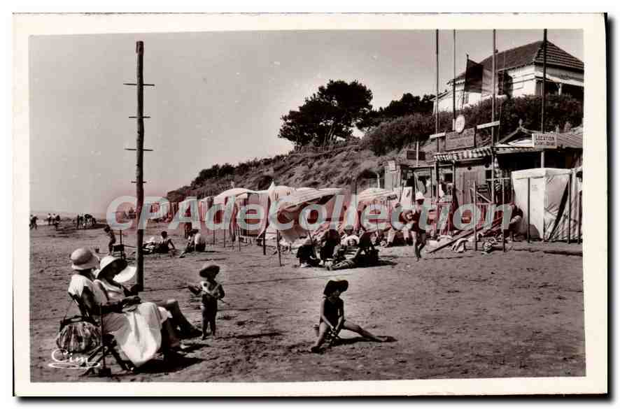 Saint-Brévin-l'Océan — La Playa hacia el Pointeau — Fot. Provost-Troussel - Anverso