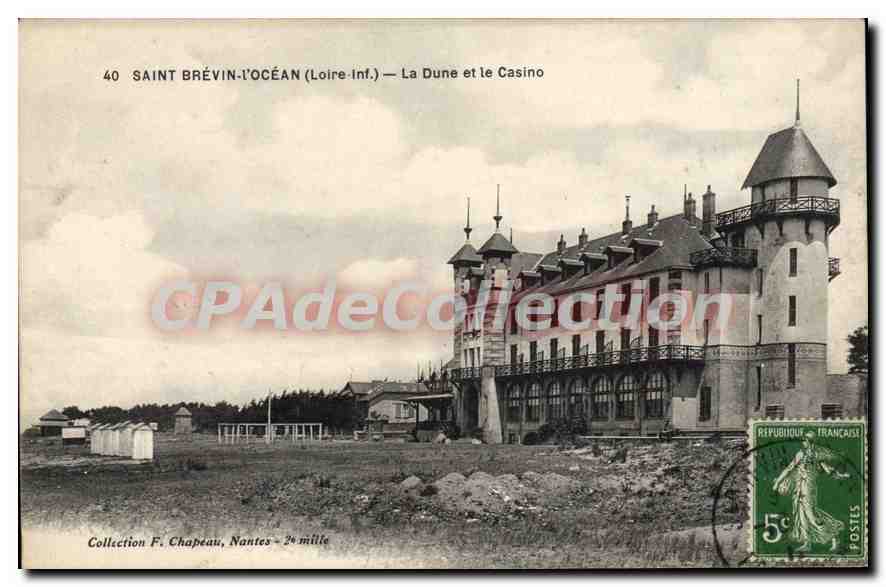 CPA Saint Brevin I'Ocean La Dune Et Le Casino