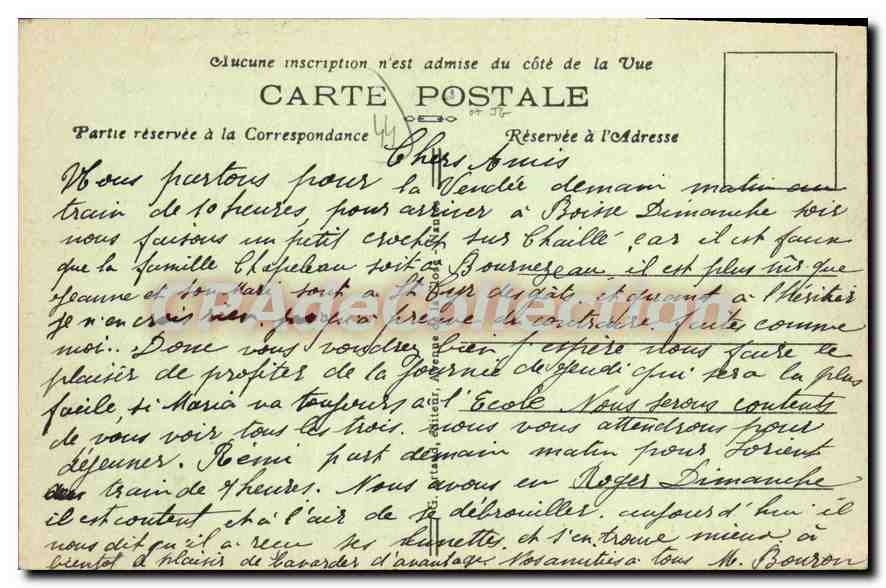 CPA Saint Brevin I'Ocean Le Bois Des Lutins — Rückseite