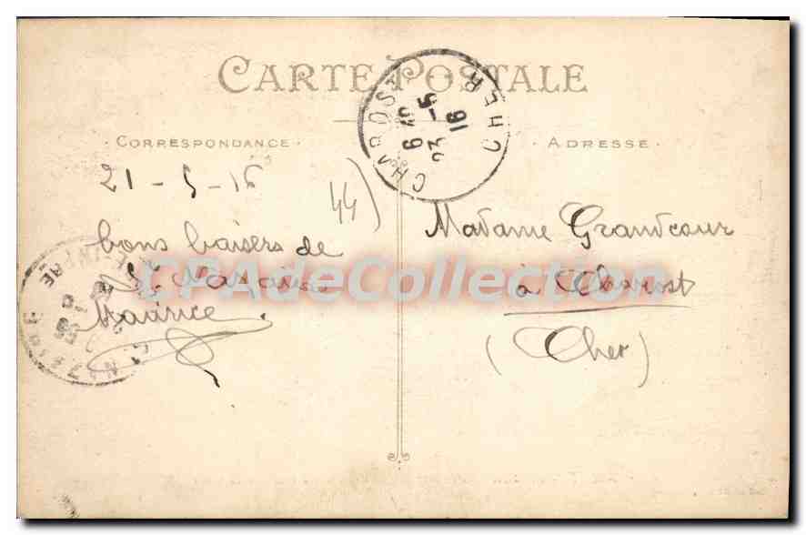 CPA Saint Nazaire Le Pont Tournant Et La Caserne Des douanes — Verso