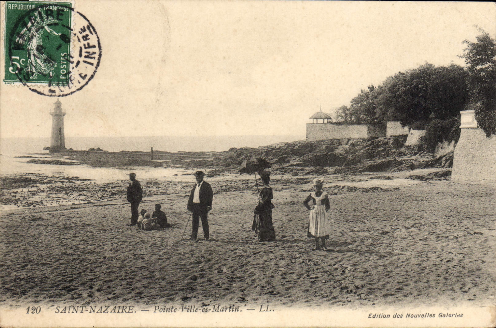 CPA Saint Nazaire Pointe Ville Es Martin