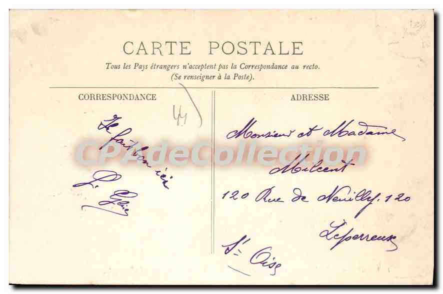 CPA Saint Nazaire L'Entree Du Port Prise De I'Hotel Des Colonies — Verso