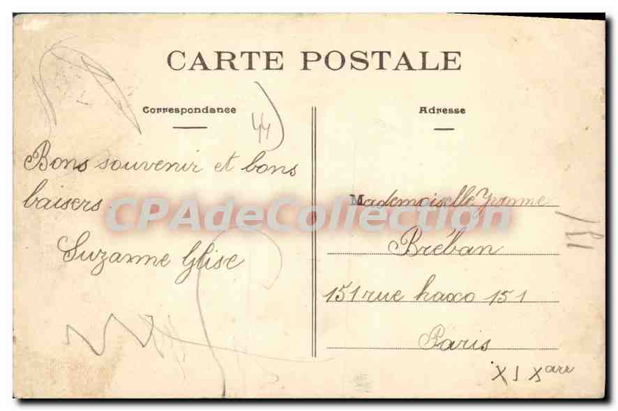 CPA Saint Nazaire Un Coin De La Plage — Verso