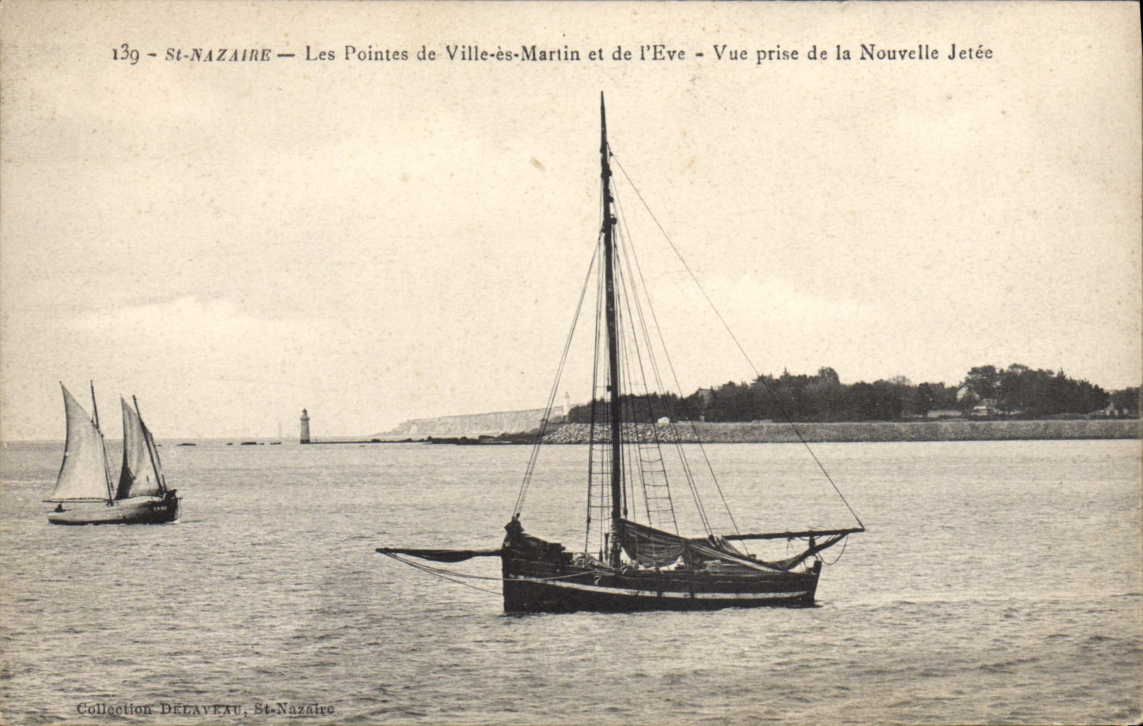 CPA Saint Nazaire Les Pointes De Ville Es Martin