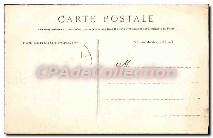 CPA Saint Nazaire Les Pointes De Ville Es Martin — Verso