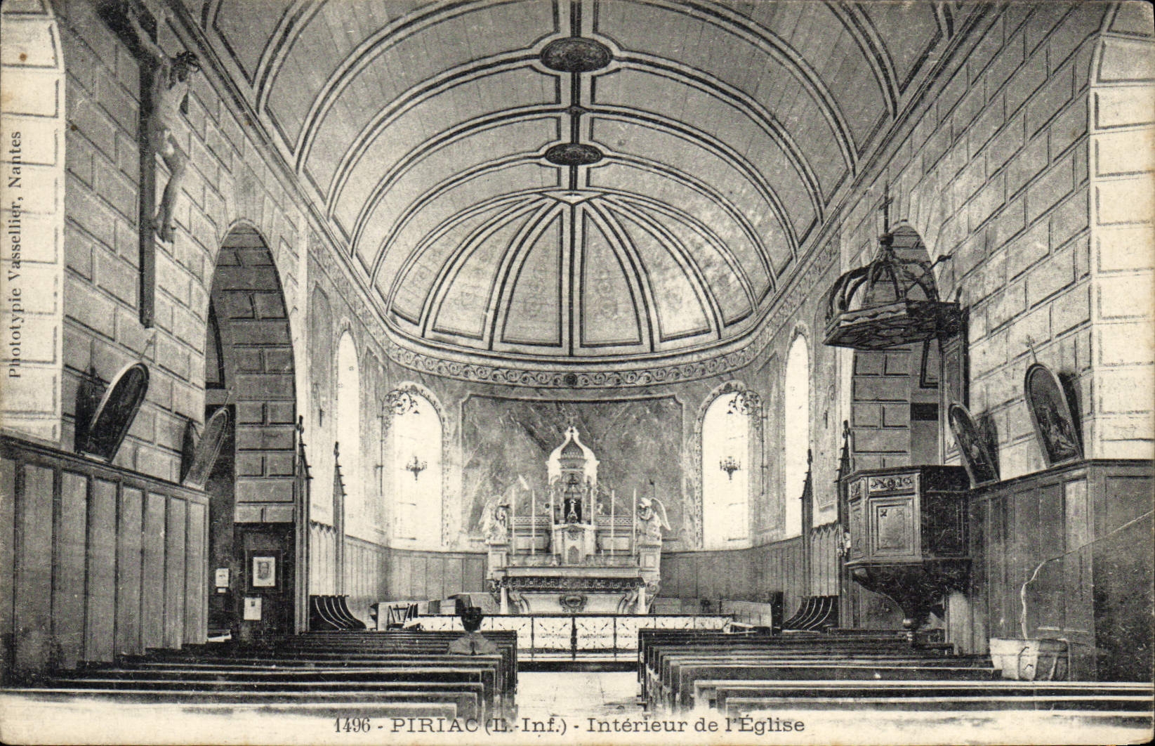 CPA Piriac Interieur De I'Eglise