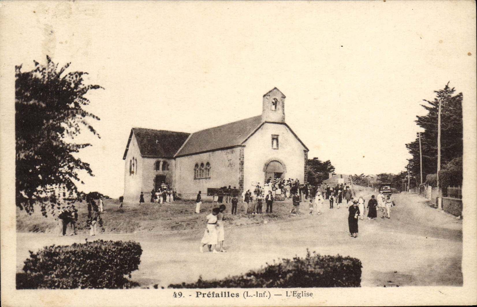 CPA Prefailles L'Eglise
