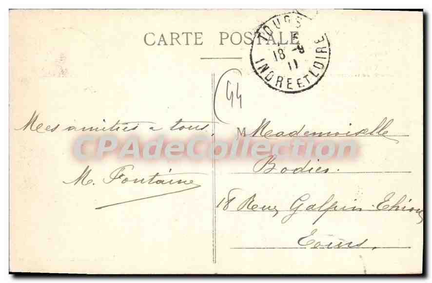 CPA Guerande Porte Saint Michel — Rückseite