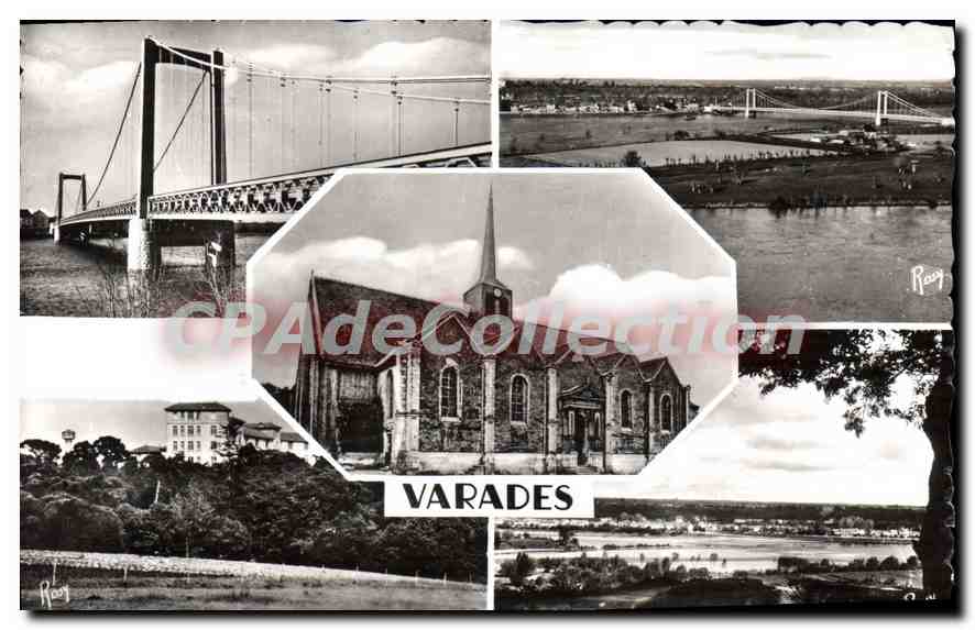 CPA Varades Le Pont La Loire Et Les Iles