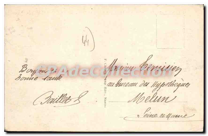 CPA Saint Marguerite De Pornichet La Plage — Rückseite