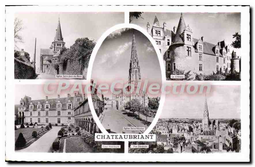Châteaubriant — Kirchen und allgemeine Ansicht — Verlag Gaby