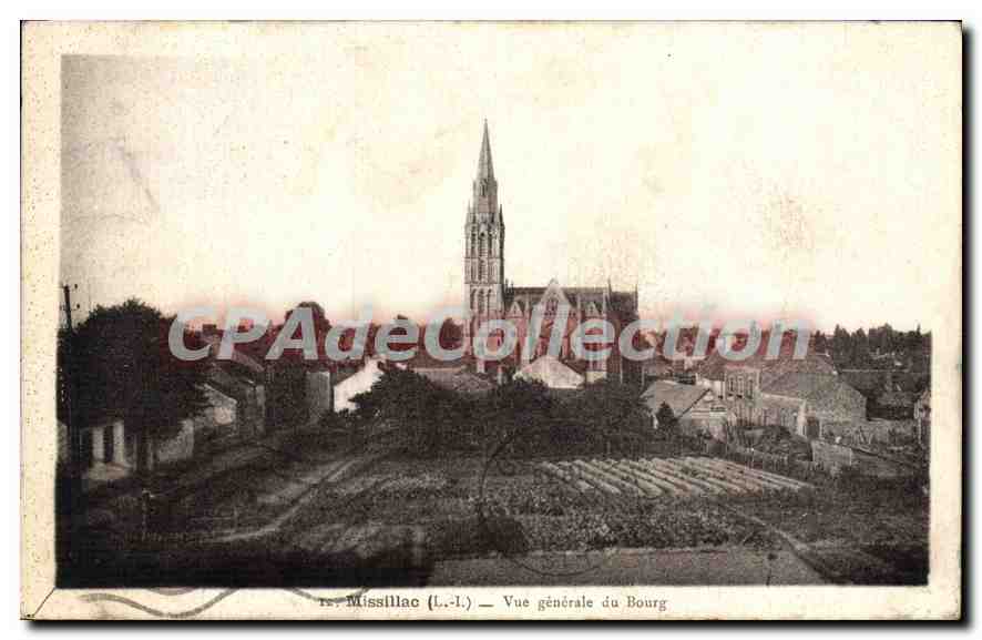 CPA Missillac Vue Generale Du Bourg