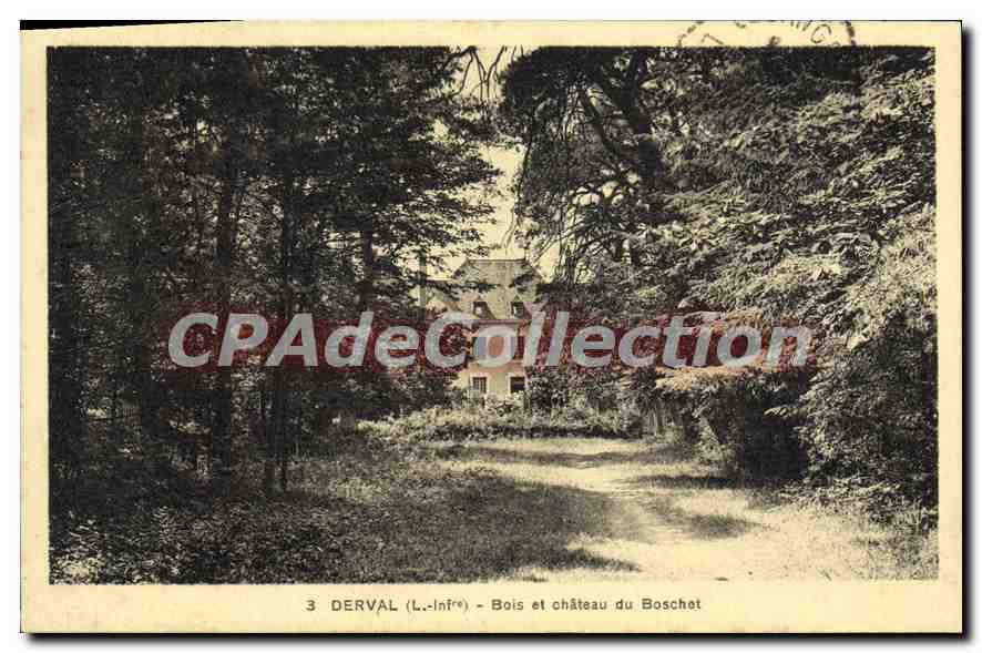 CPA Derval Bois Et Chateau Du Boschet