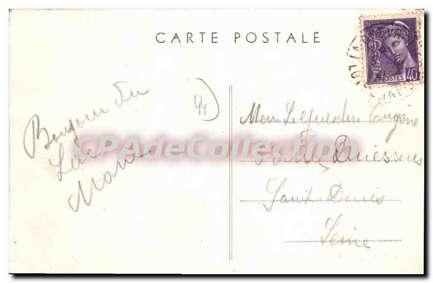 CPA Passy Lac De Grand Lieu Port D'Ete — Rückseite