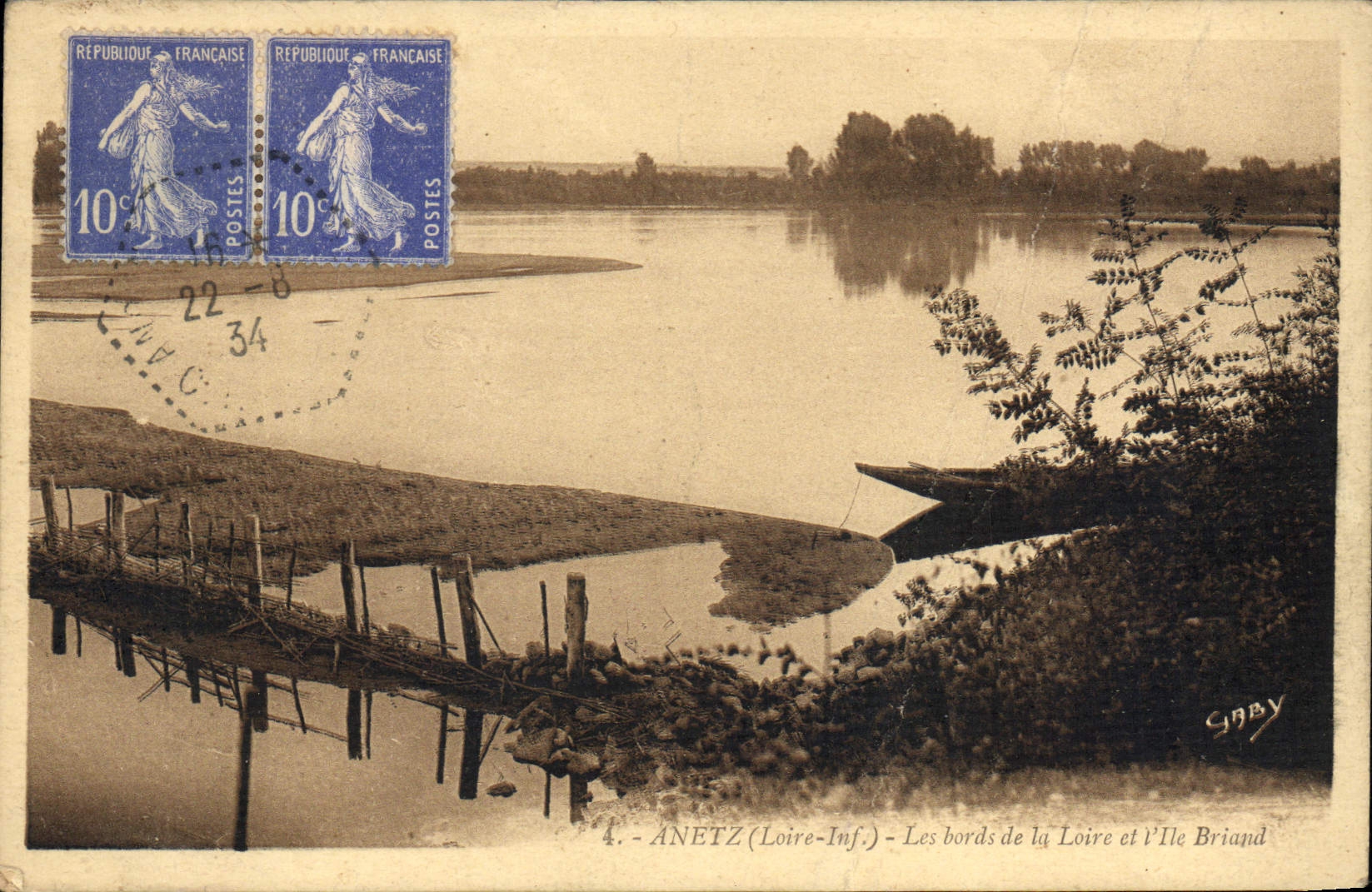 CPA Anetz Les Bords La Loire