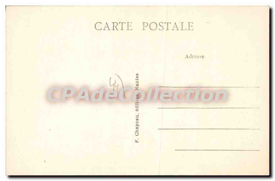 CPA Anciens Costumes De Guerande — Rückseite