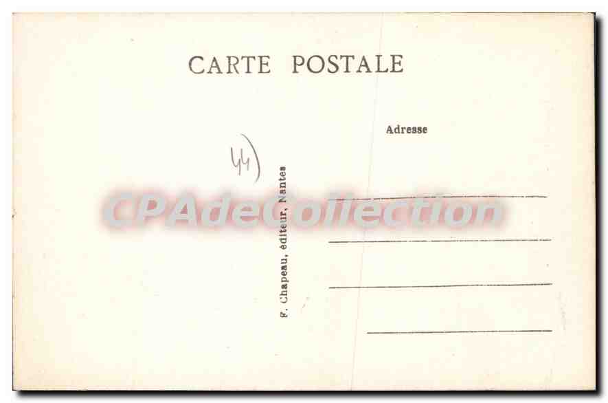 CPA En Bretagne Vers 1840 Habitant De Pornichet et matelot — Rückseite