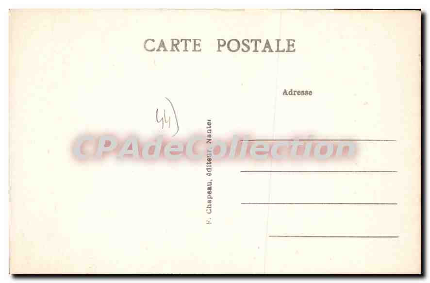 CPA Guerande vers 1830 Paludieres Du Bourg De Saille — Rückseite