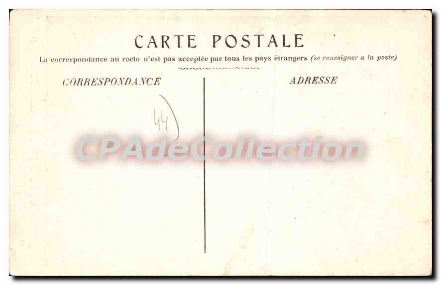 CPA Lee Kernevel Au Pays Blanc paludiers — Rückseite