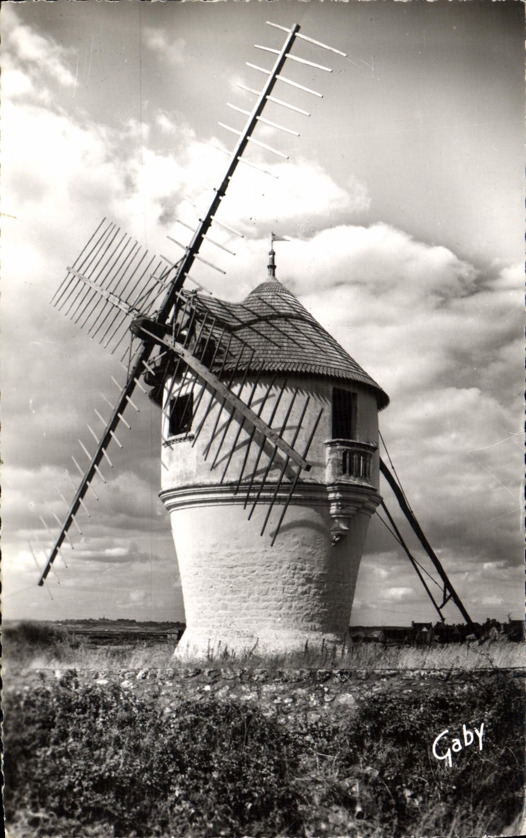 CPA Presquile Guerandaise Moulin De la Masse à Batz Sur Mer