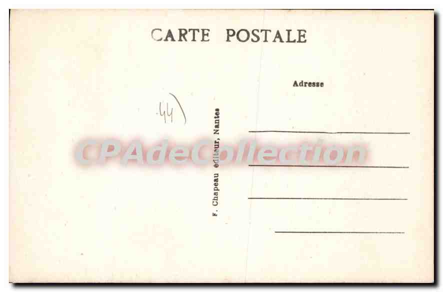CPA En Bretagne Vers 1830 Au Bourg De Batz — Verso
