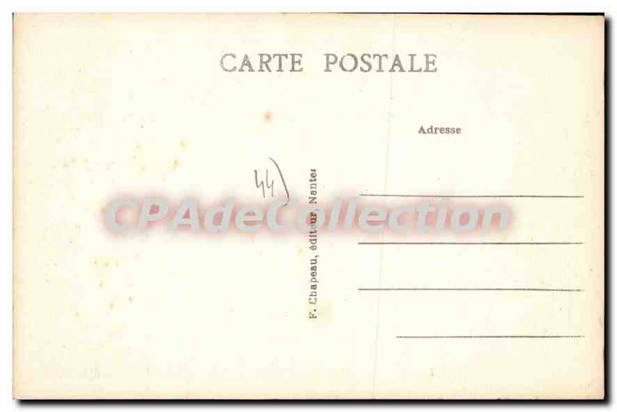 CPA En Bretagne vers 1840 Mariés Du Bourg De Batz — Verso