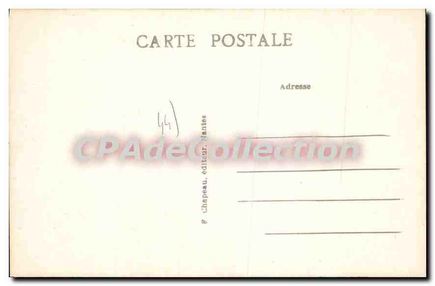 CPA En Bretagne vers 1840 paludières transport du sel à la Gède Bourg De Batz — Verso
