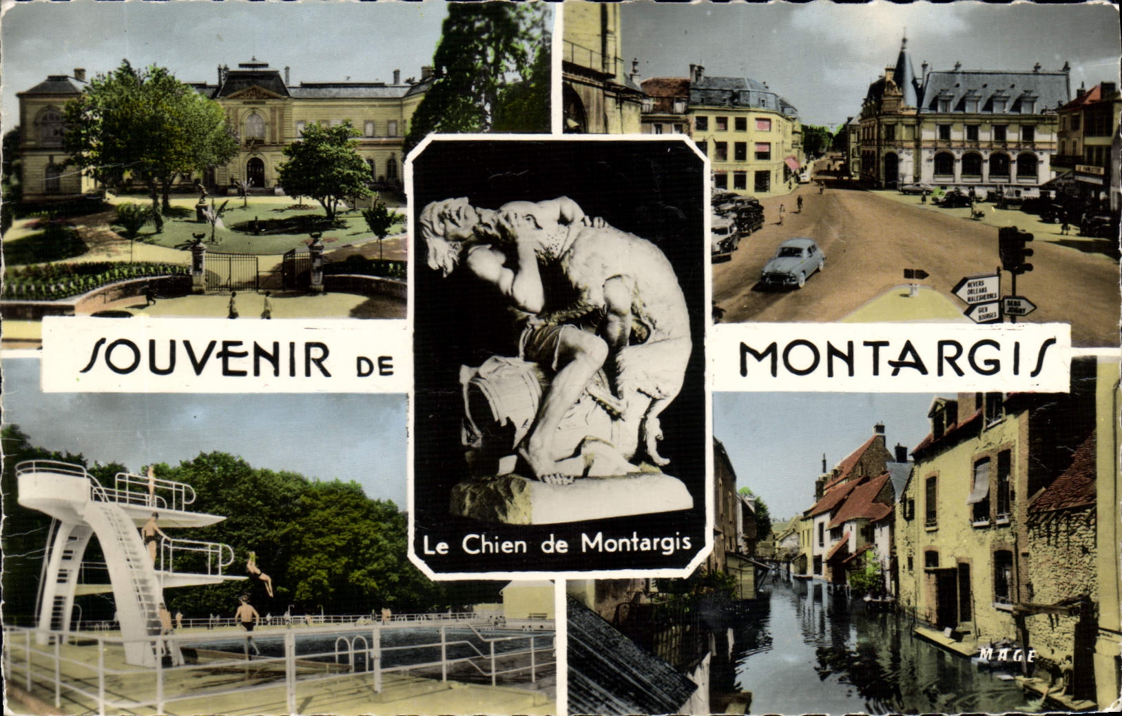 Montargis — Souvenir de Montargis — MAGE - Recto