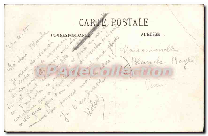 Montargis — Avenue de la Gare — N. G. — Verso