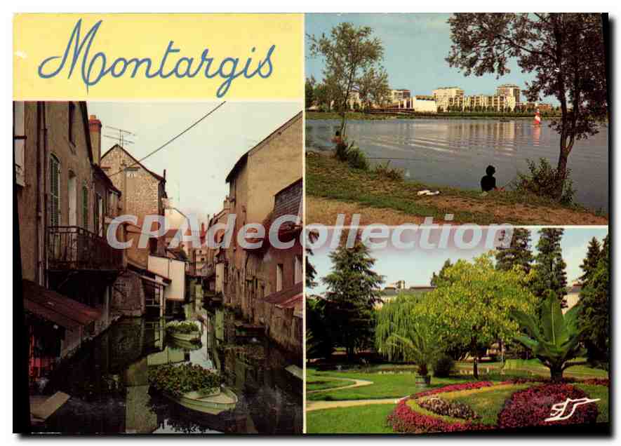 Montargis — vue panoramique — SODALFA, Zone industrielle, 95380 Louvres - Recto