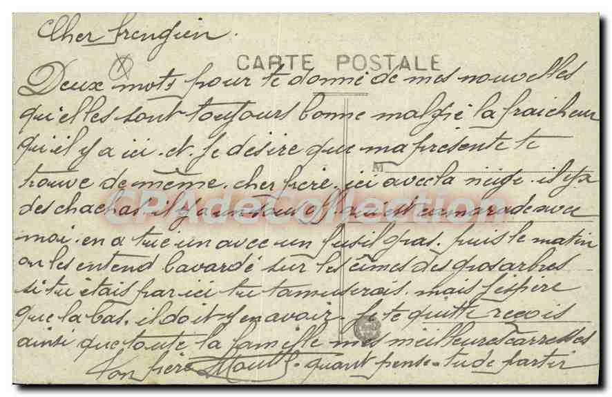 Allians — Place Albert 1er — La Gare — Verso