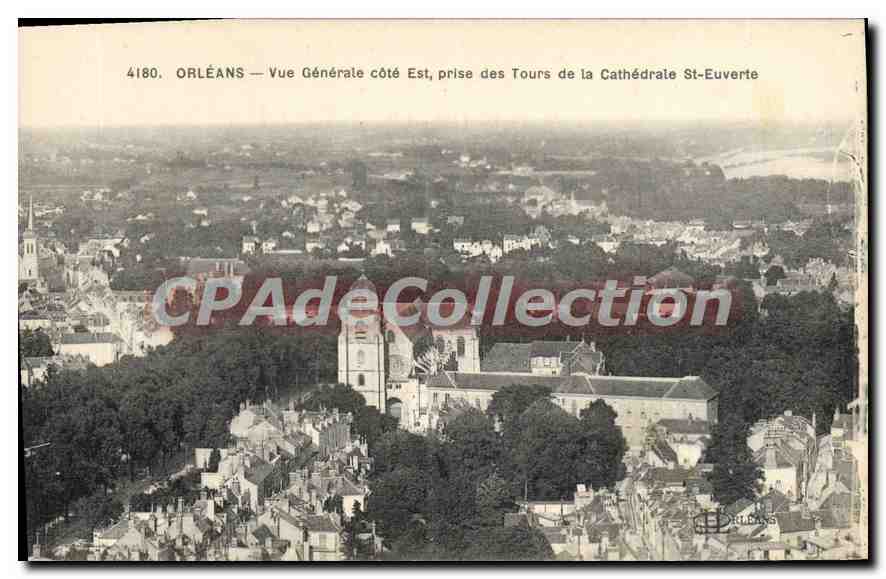 CPA Orleans Vue Generale Cote Est