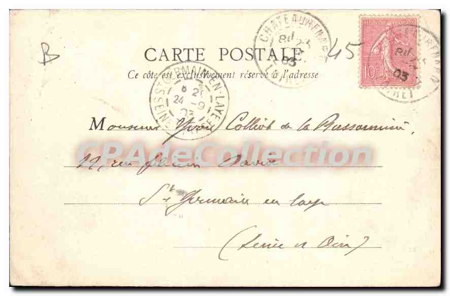 Orléans — Vue générale, rive gauche — B. F. Paris, n°21 — Back