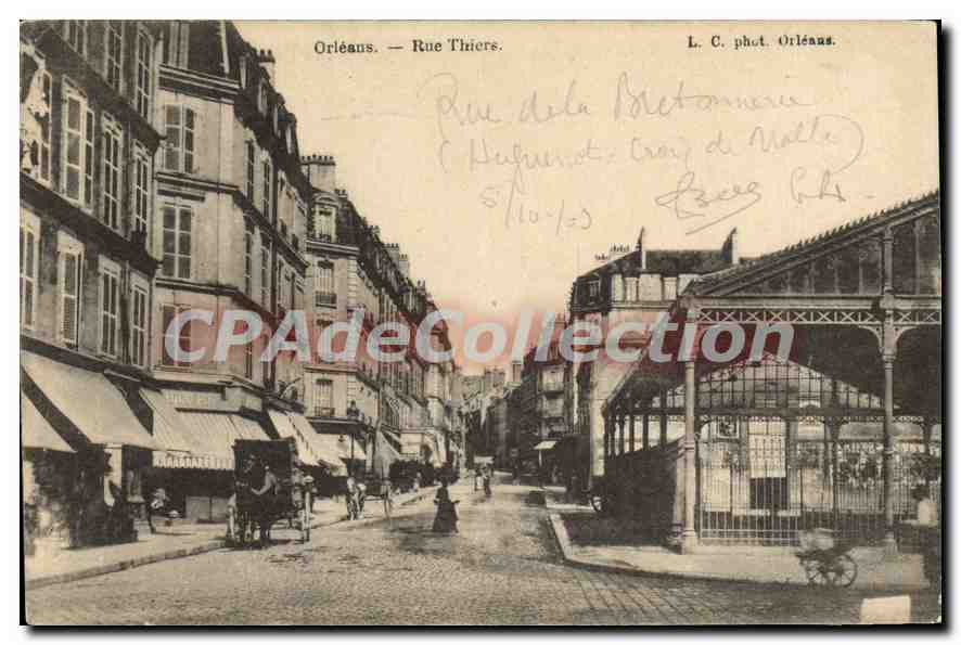 Orléans — Rue Thiers — L. C. phot. Orléans