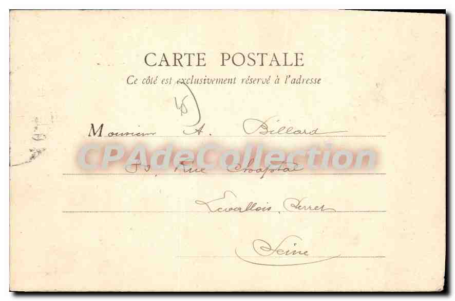 CPA Orleans Le Pont De Vierzon — Rückseite