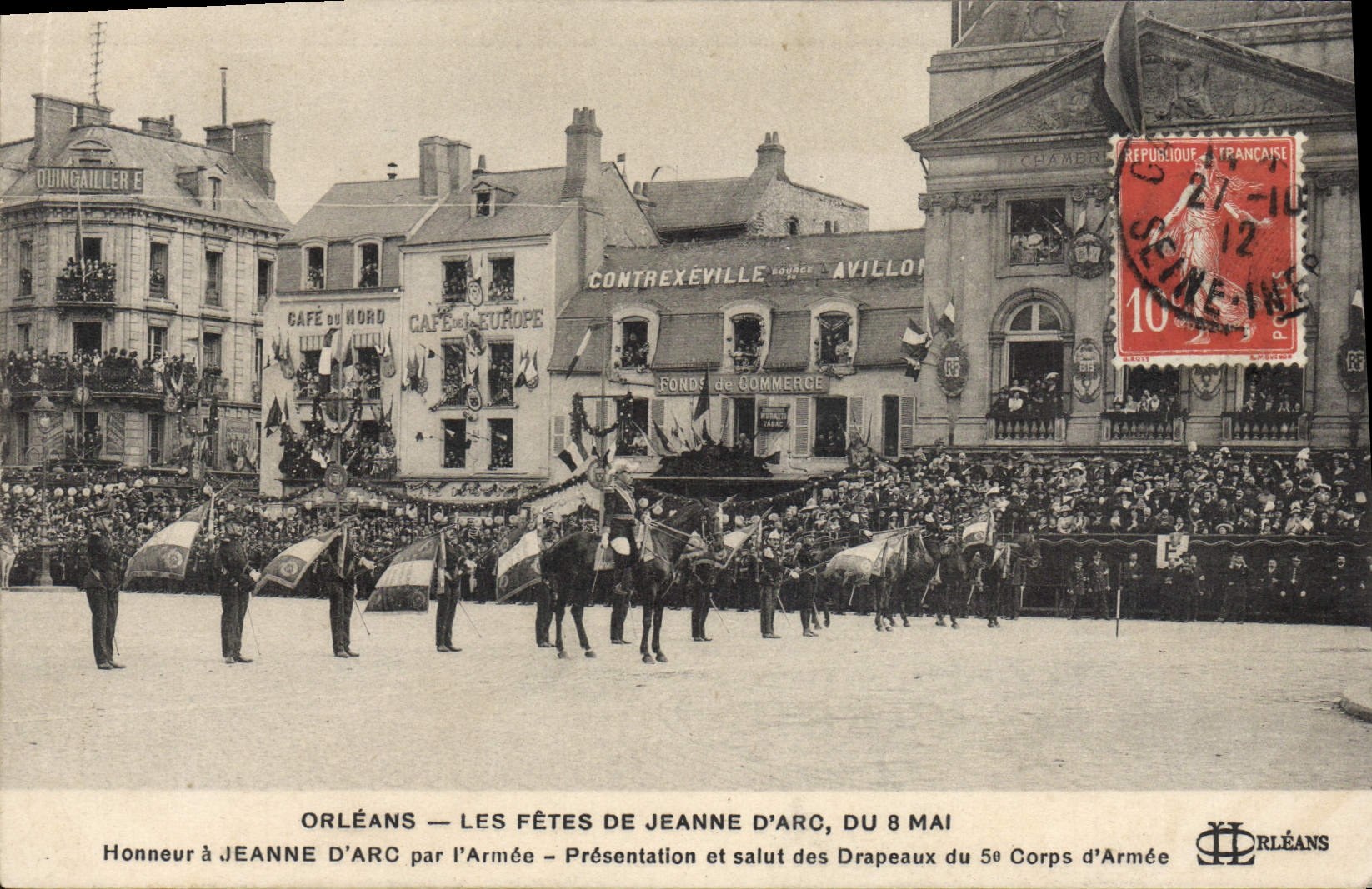 CPA Orleans Les Fetes De Jeanne D'Arc Du 8 mai 5ème corps d'armée