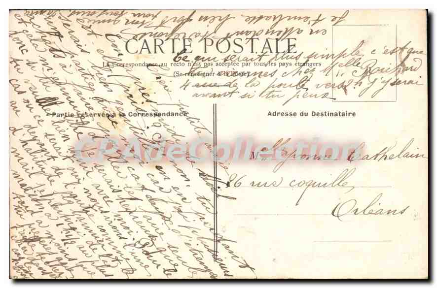 CPA Orleans Chapelle De I'Hospice — Back