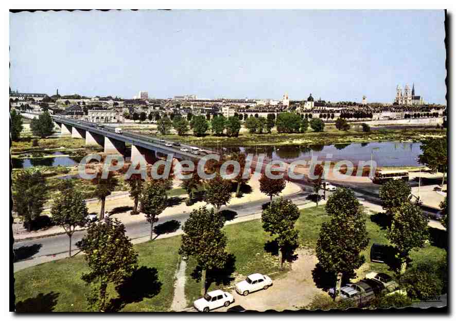 CPSM Orleans Vue Generale Et Pont Marechal Joffre