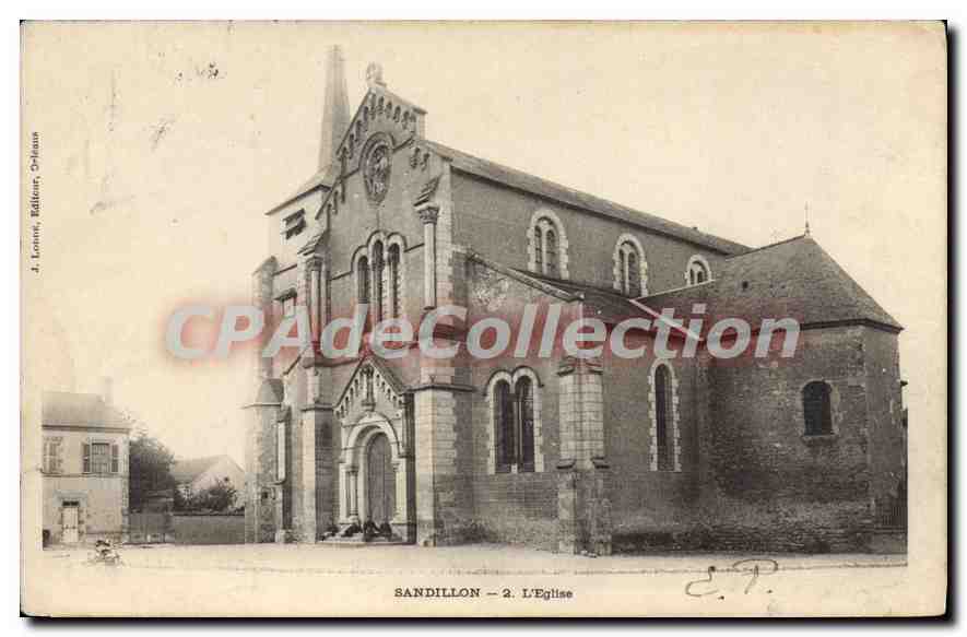 Sandillon — L'Église — J. Lonne, Béthune, Orne