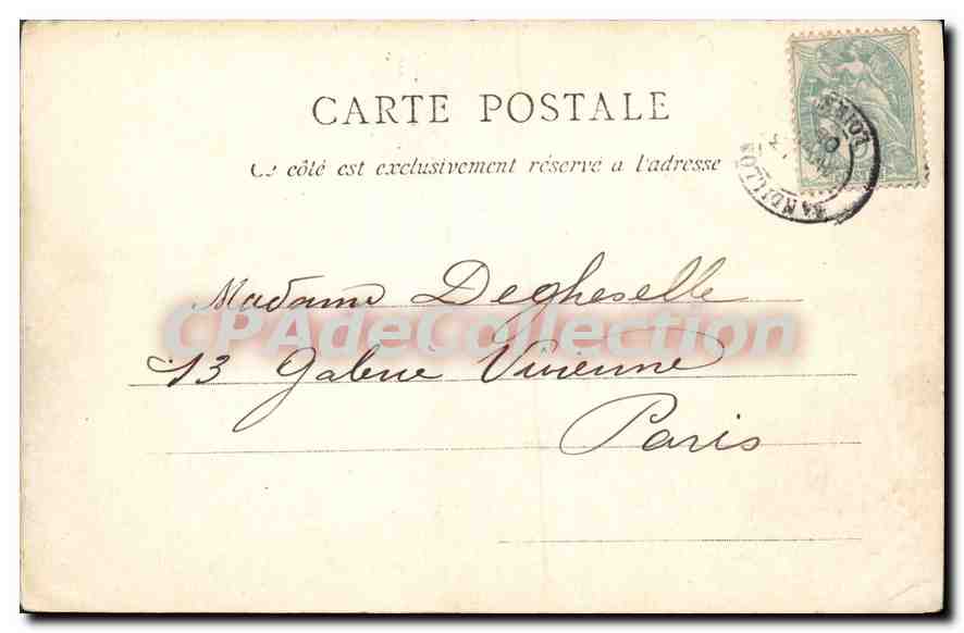Sandillon — L'Église — J. Lonne, Béthune, Orne — Verso