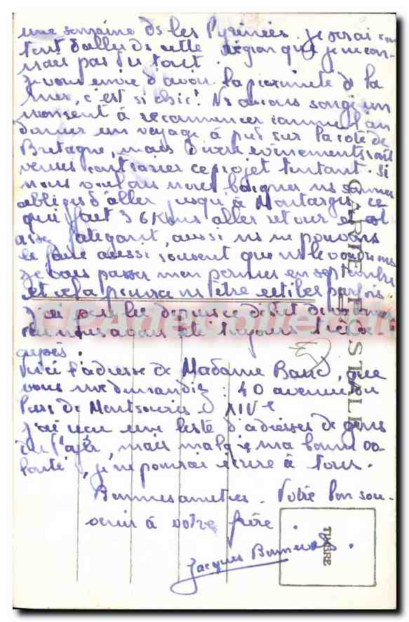 CPA Nogent Sur Vernisson Vue Generale — Rückseite